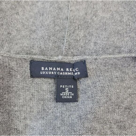 Vintage Y2K Banana Republic Luxury Cashmere Wool Sweater Cardigan Size Small - Picture 7 of 10